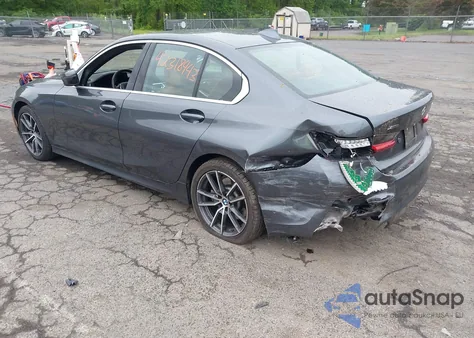 2021 BMW 330I xDrive из США, поврежденный, VIN 3MW5R7J07M8B65104